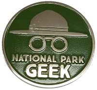 Department of Nature National Park Geek Logo - Lapel Pin